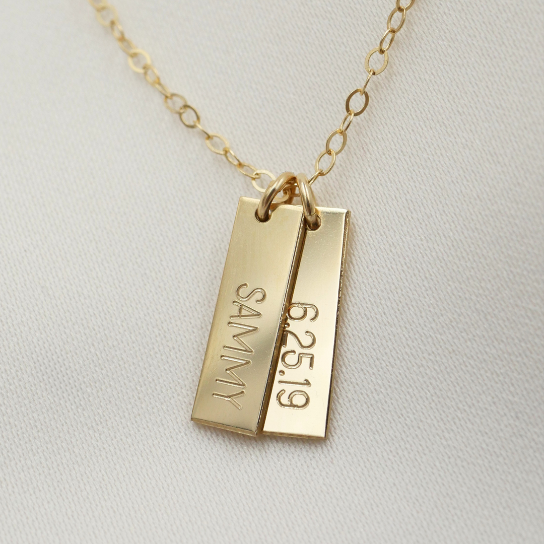 Tiny Tags Necklace
