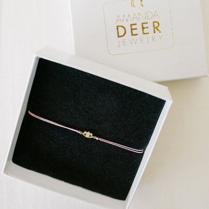 Pink String Evil Eye Bracelet