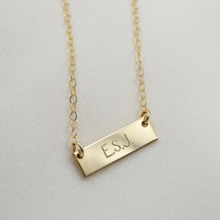 Tiny Bar Necklace