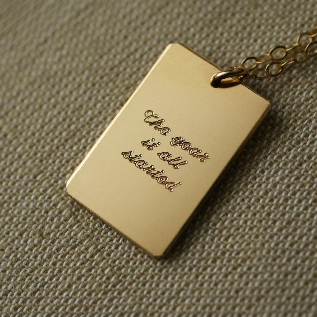 Mystic Rectangle Necklace