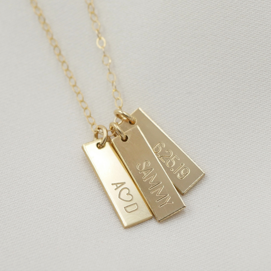 Tiny Tags Necklace