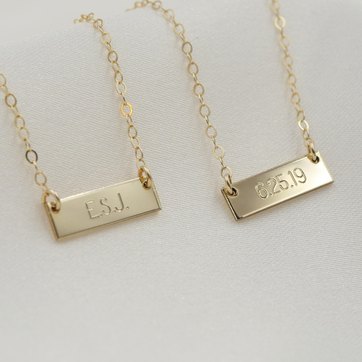 Tiny Bar Necklace