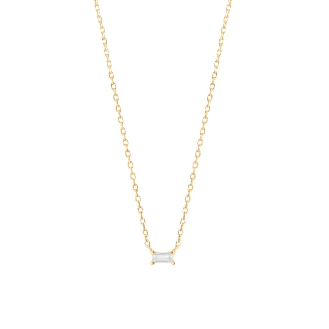 Mini Baguette Necklace