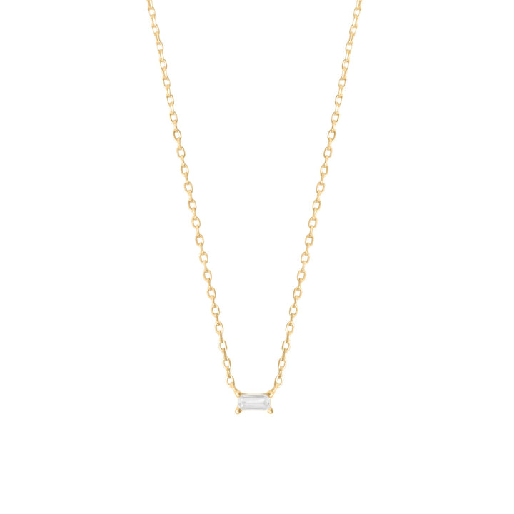 Mini Baguette Necklace