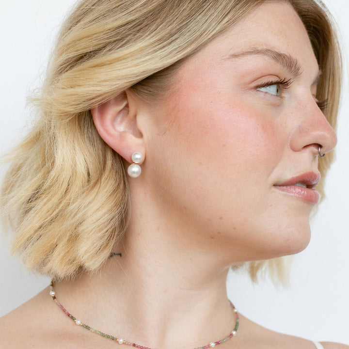 Pearl Bubble Drop Earrings