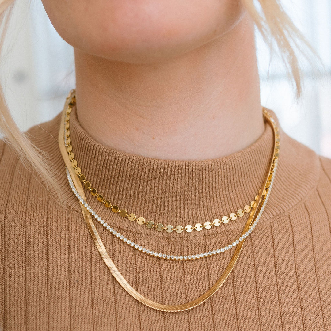 Shimmer Coin Necklace