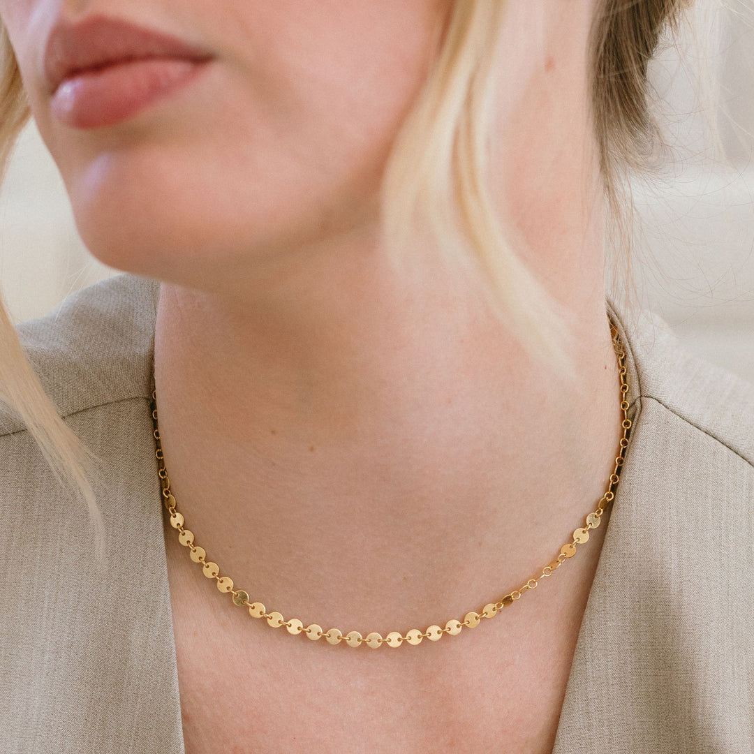 Shimmer Coin Necklace
