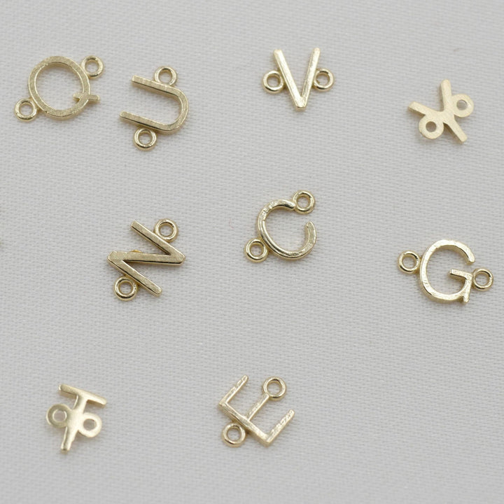 Dainty Sideways Initial Bracelet