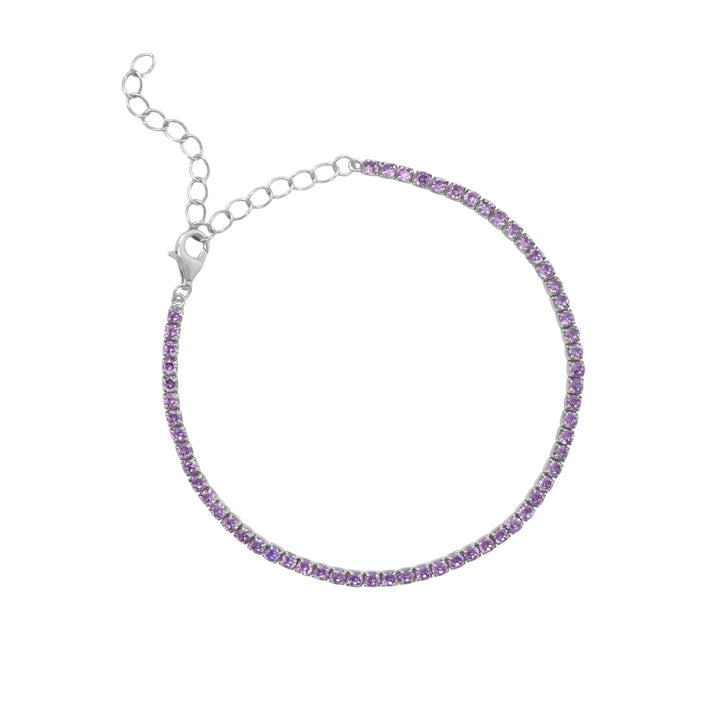 Amethyst Tennis Bracelet