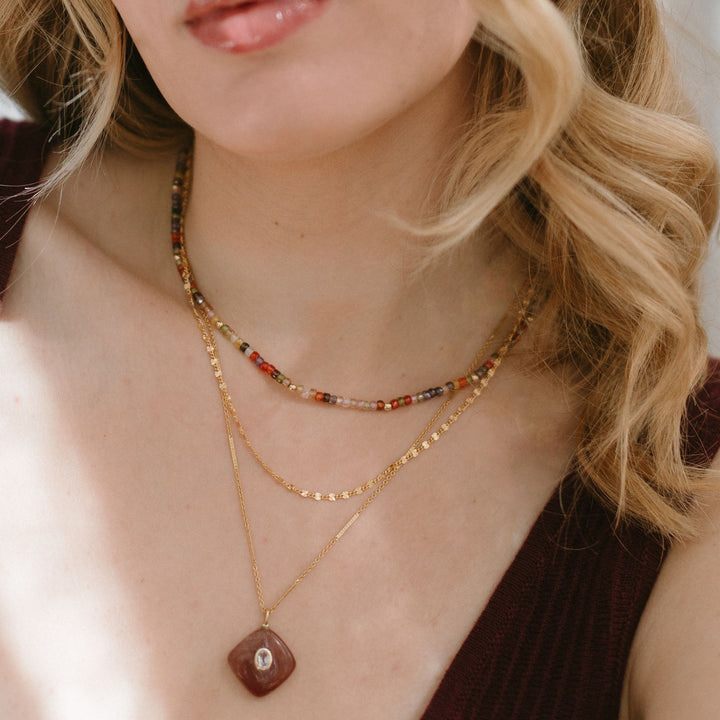 Multicolor Beaded Necklace