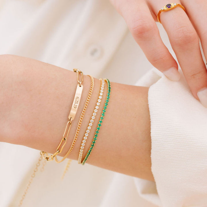 Emerald Tennis Bracelet