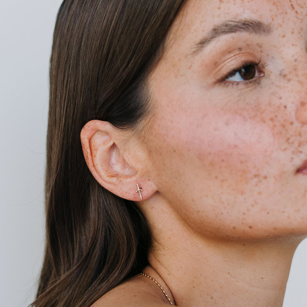 Dagger Stud Earrings