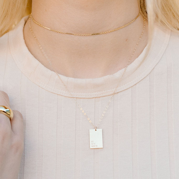 Dani Rectangle Necklace