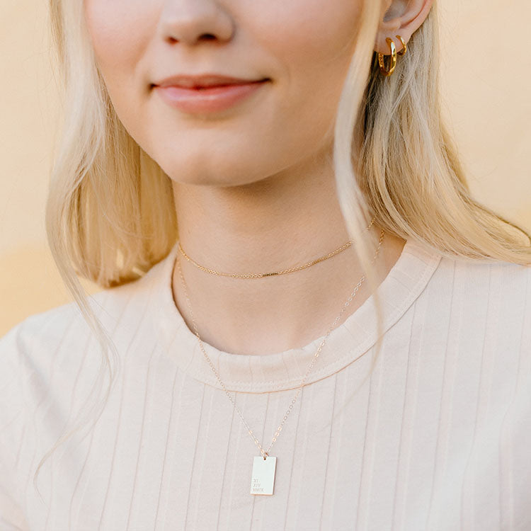 Dani Rectangle Necklace