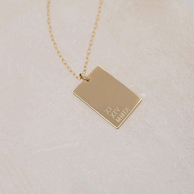 Dani Rectangle Necklace