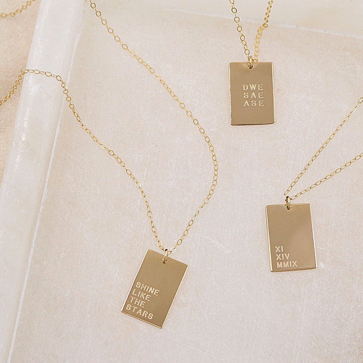 Dani Rectangle Necklace