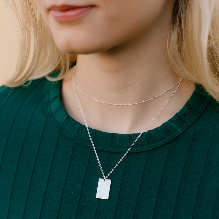 Dani Rectangle Necklace
