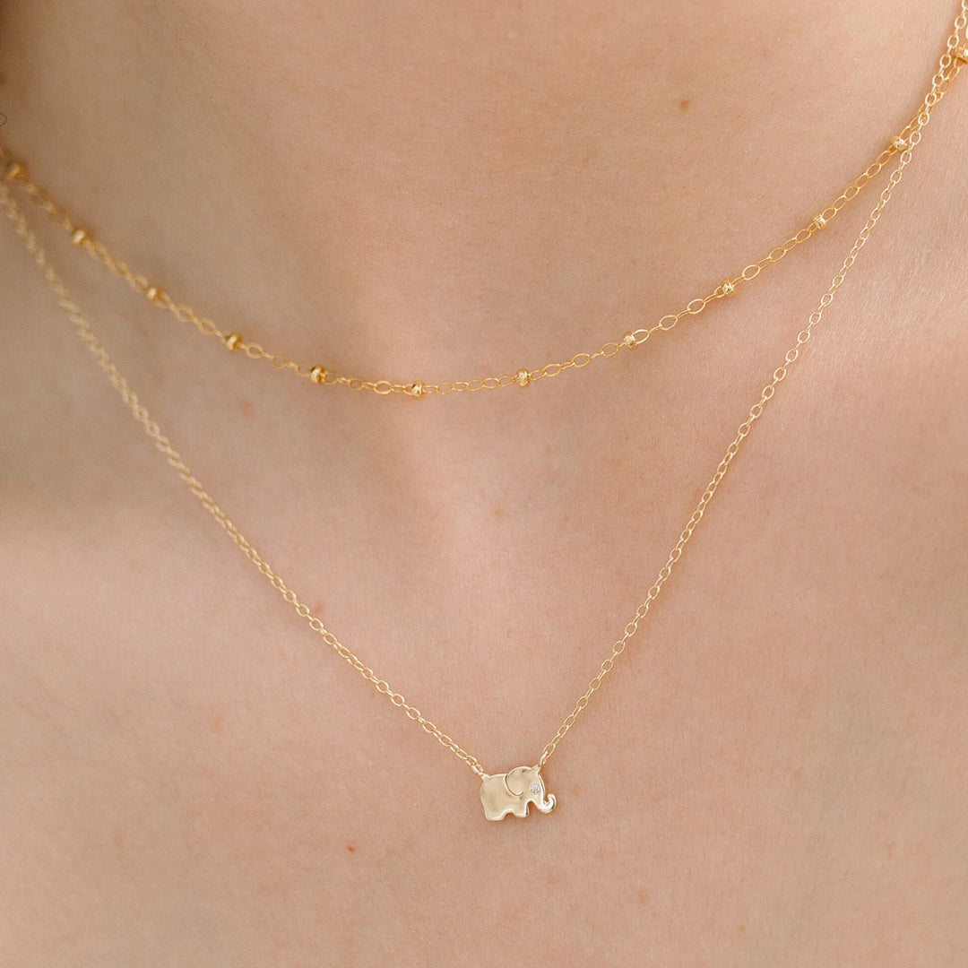 Mini Elephant Necklace