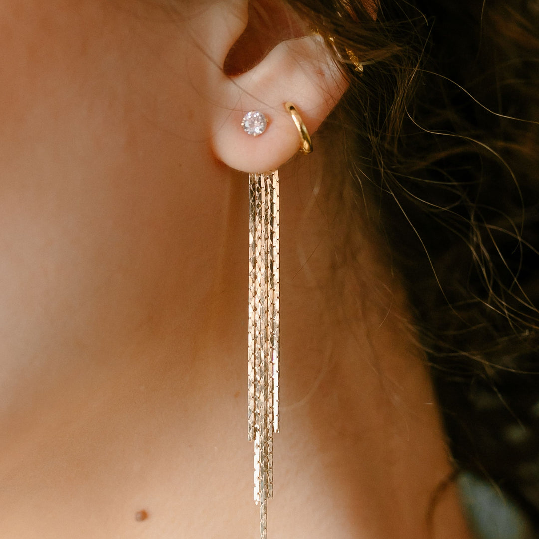 Fringe Earring Jackets