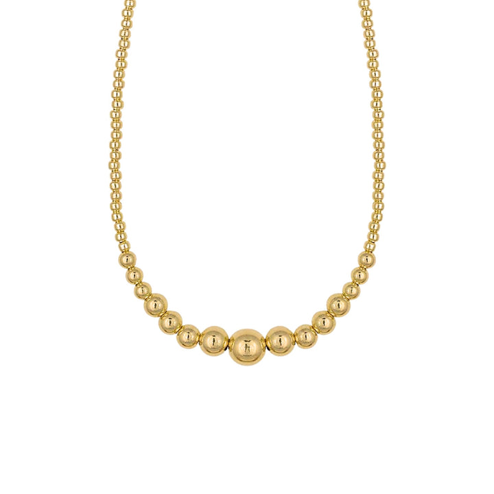 Gold Beaded Necklace