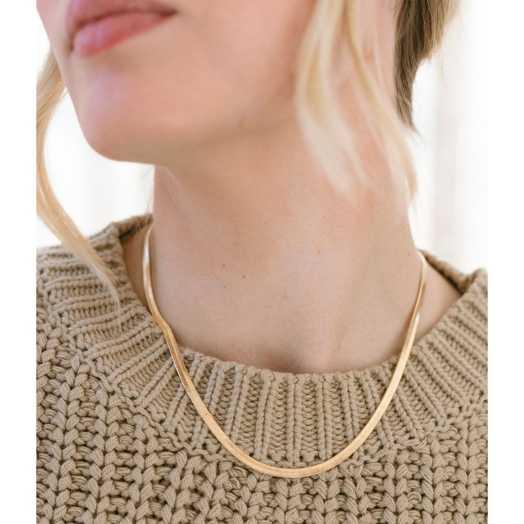 Herringbone Chain Necklace