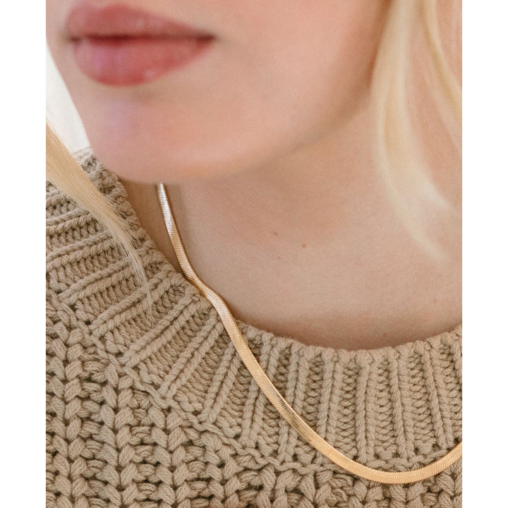 Herringbone Chain Necklace