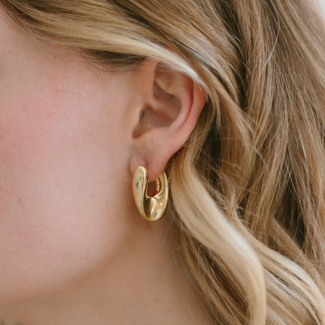 Sculptural Bold Hoops