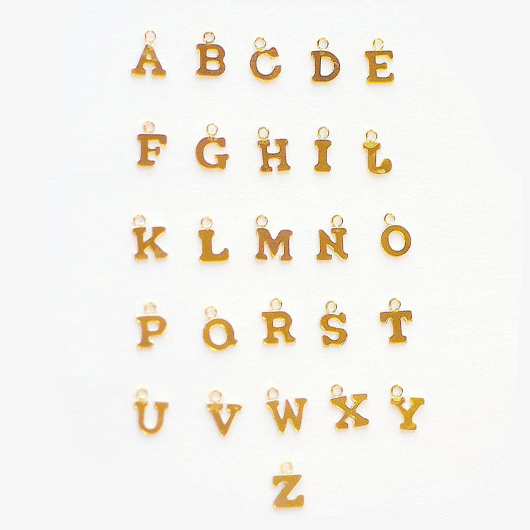 Mini Gold Initial Necklace