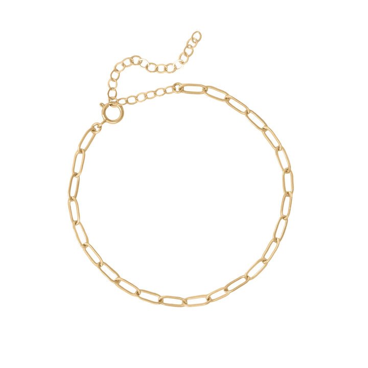 Mini Paperclip Chain Anklet