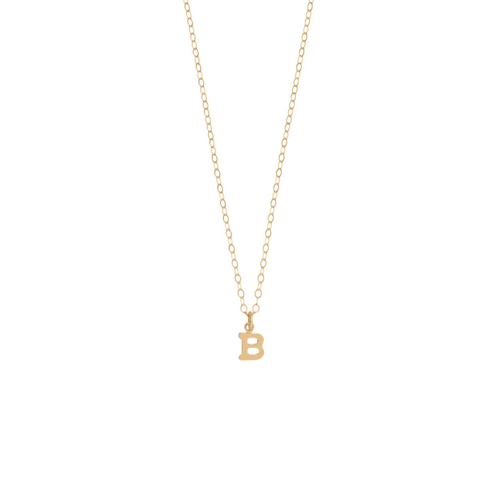 Mini Gold Initial Necklace