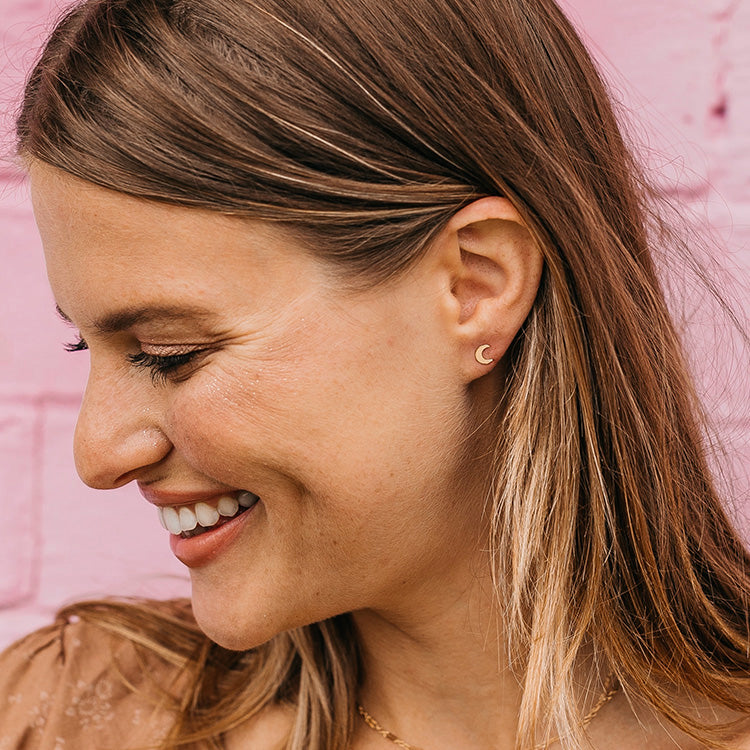 Mini Moon Studs