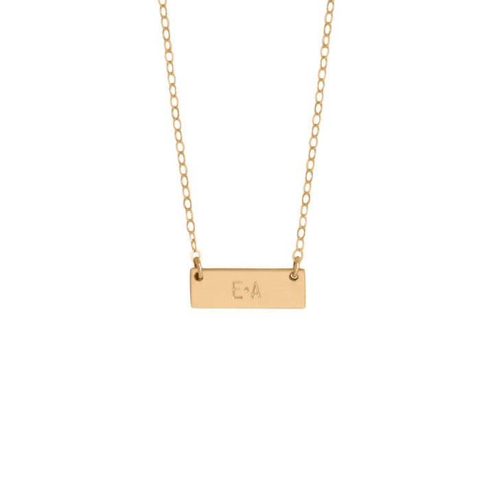 Tiny Bar Necklace