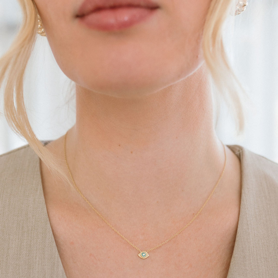 Mini Evil Eye Necklace
