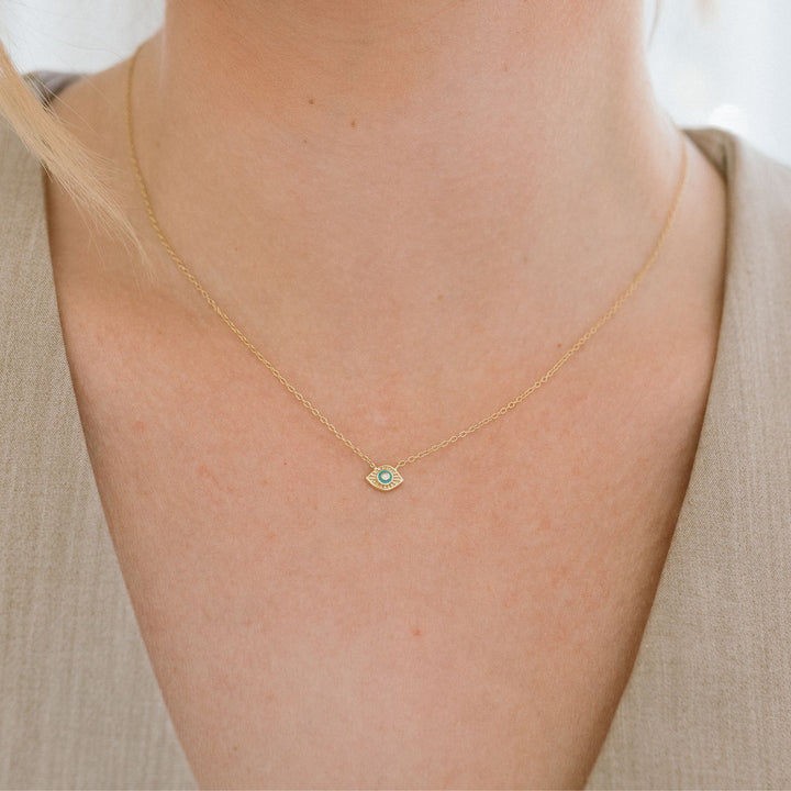 Mini Evil Eye Necklace