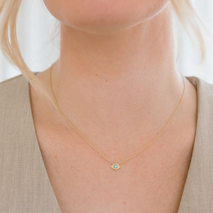 Mini Evil Eye Necklace