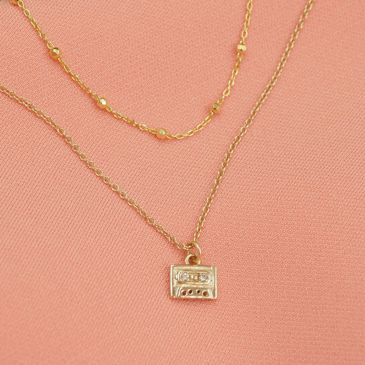 Mini Mixtape Necklace