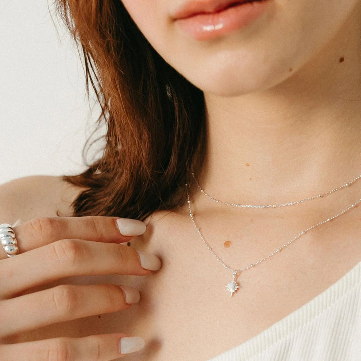 Northstar Opal Necklace and Earring Set