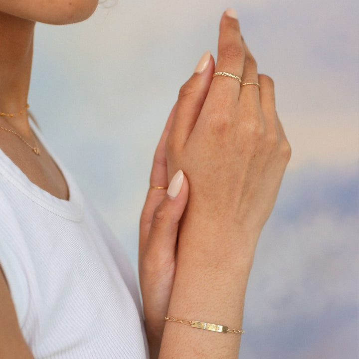 Paperclip ID Bracelet