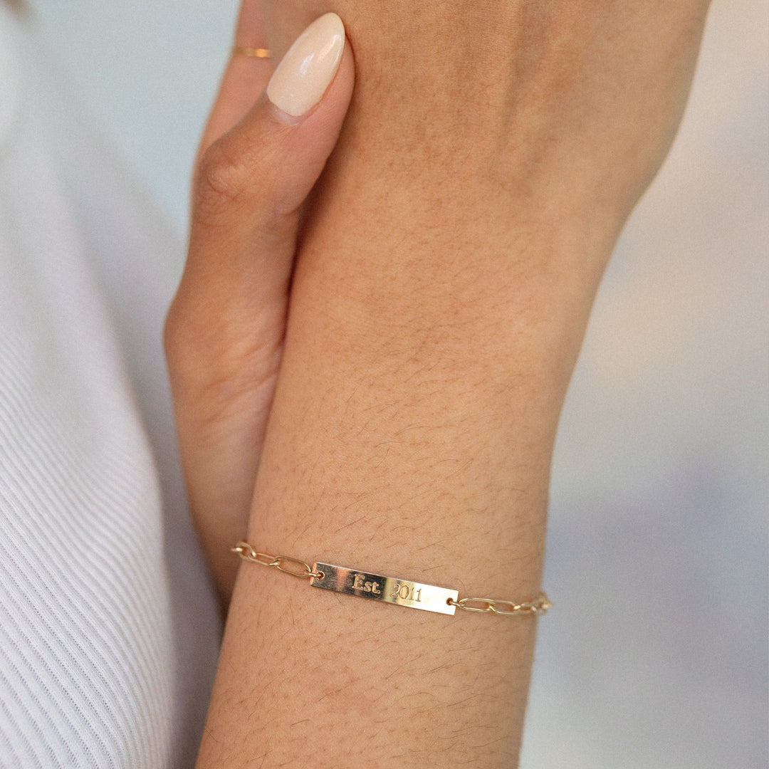 Paperclip ID Bracelet
