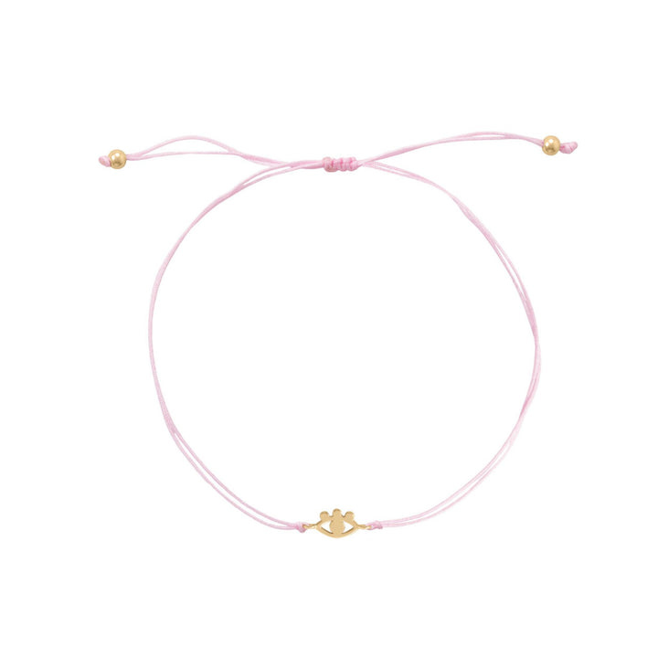 Pink String Evil Eye Bracelet