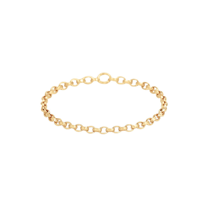 Solid Gold Chain Ring