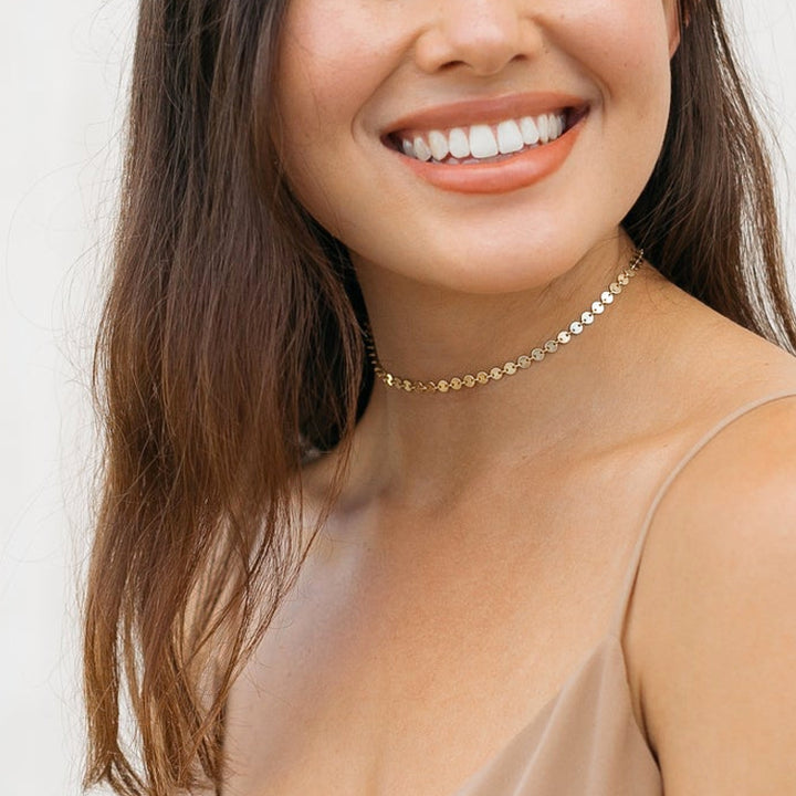 Shimmer Coin Necklace