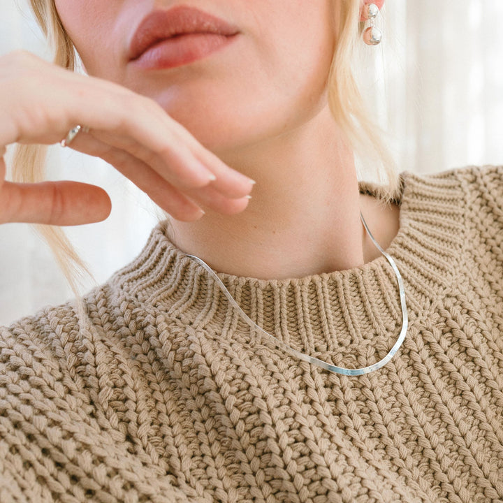 Herringbone Chain Necklace