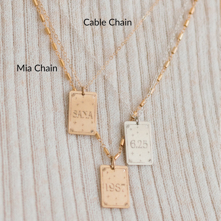 Mystic Rectangle Necklace