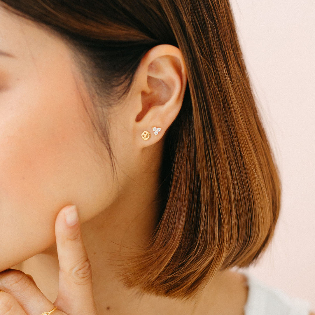 Smiley Face Studs