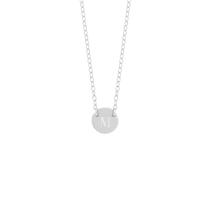 Poppy Initial Disc Necklace