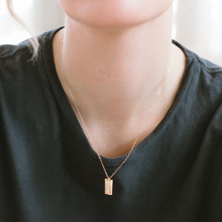 Tiny Tags Necklace