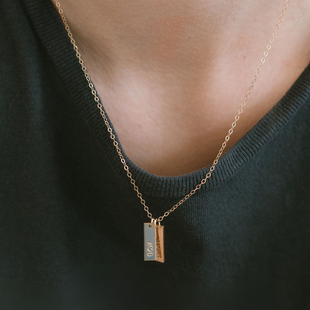 Tiny Tags Necklace