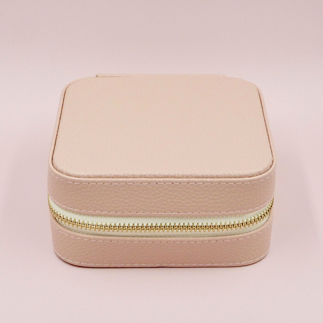 Travel Jewelry Case Vegan Leather