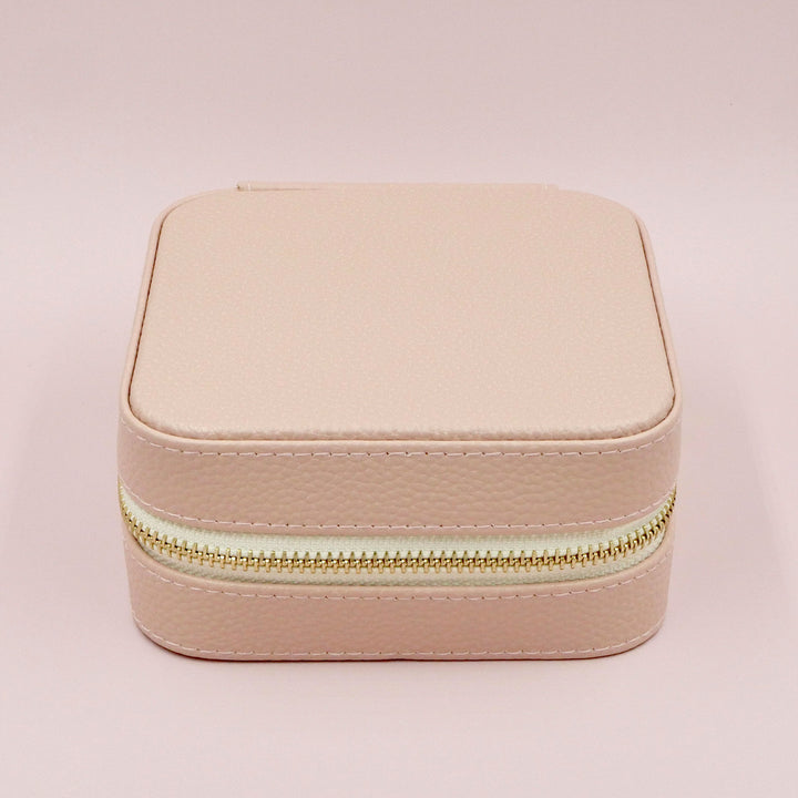 Travel Jewelry Case Vegan Leather